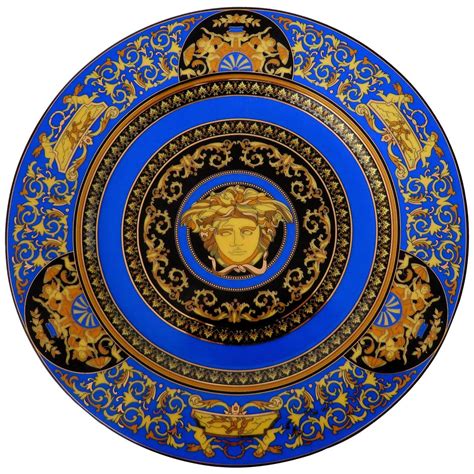 versace rothental glass plate|Versace porcelain.